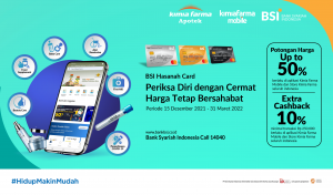 Read more about the article Extra Sehat dengan Extra Cashback dari BSI Hasanah Card