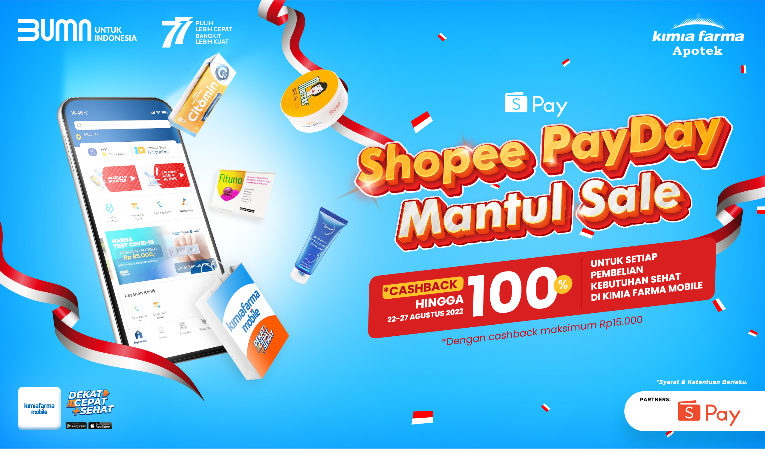 Read more about the article Shopee PayDay Mantul Sale di Kimia Farma Mobile