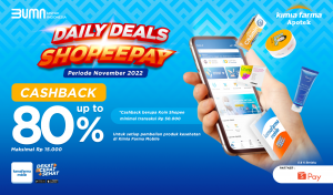 Read more about the article Daily Deals ShopeePay di Kimia Farma Mobile!