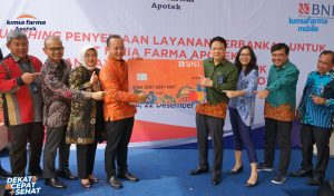 Read more about the article Launching Penyediaan Layanan Perbankan untuk PT kimia Farma Apotek dan Layanan Kesehatan untuk PT Bank Negara Indonesia (Persero) Tbk