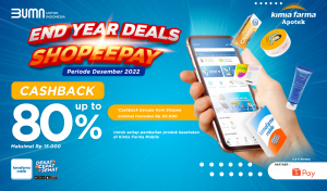 Read more about the article End Year Deals ShopeePay di Kimia Farma Mobile!