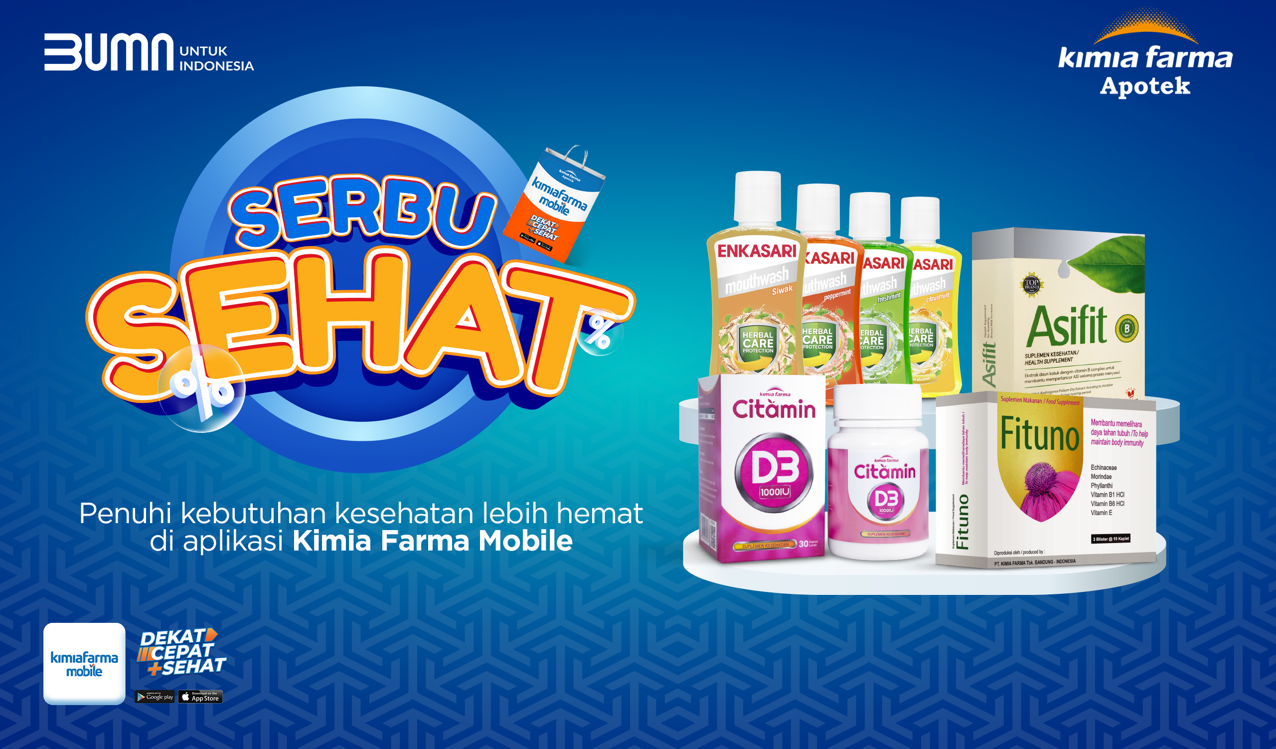 Read more about the article Serbu Sehat! Penuhi Kebutuhan Kesehatan Awal Bulan Hemat dan Cepat di Kimia Farma Mobile!
