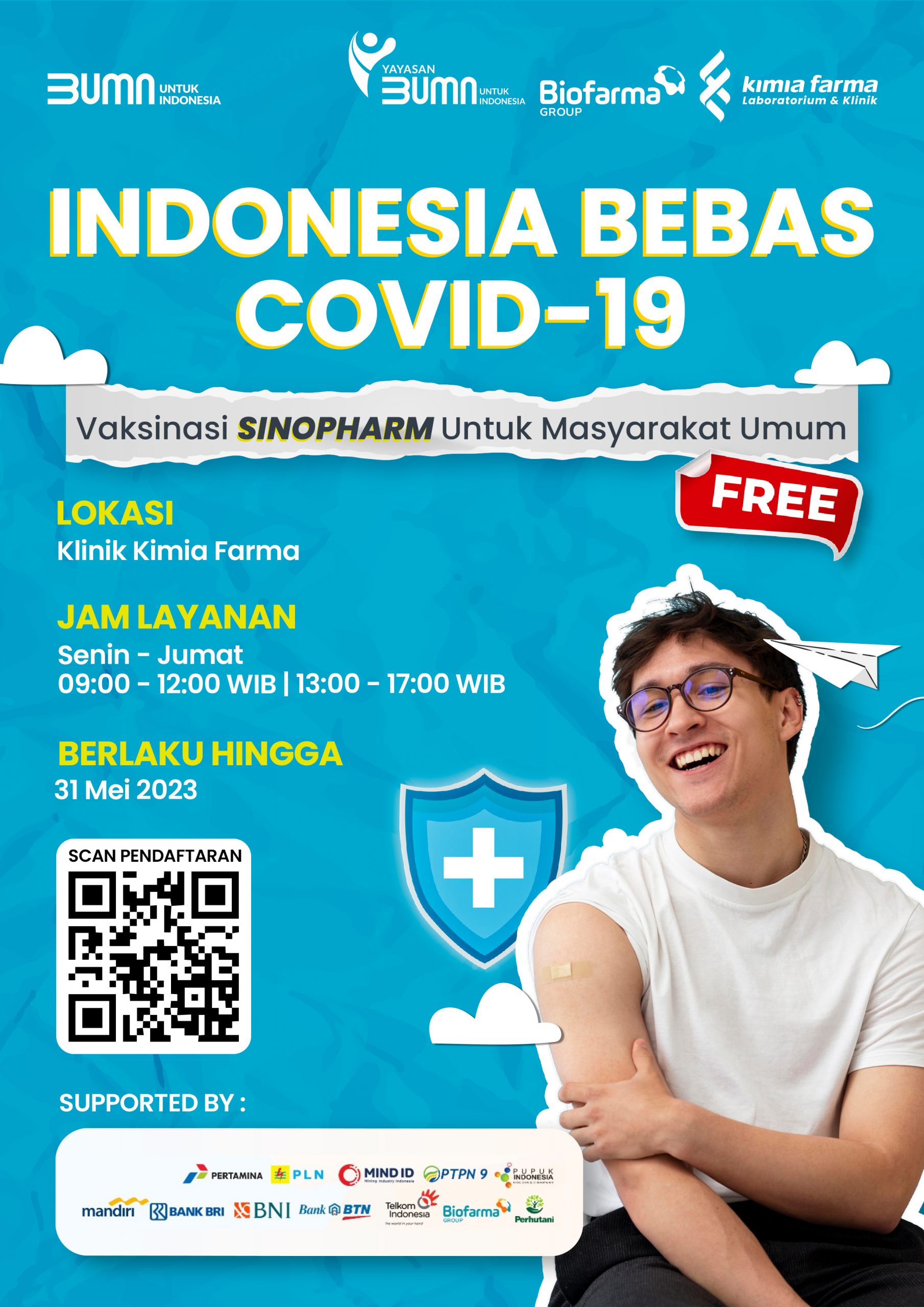 You are currently viewing INDONESIA BEBAS COVID-19! Vaksinasi SINOPHARM untuk Masyarakat Umum