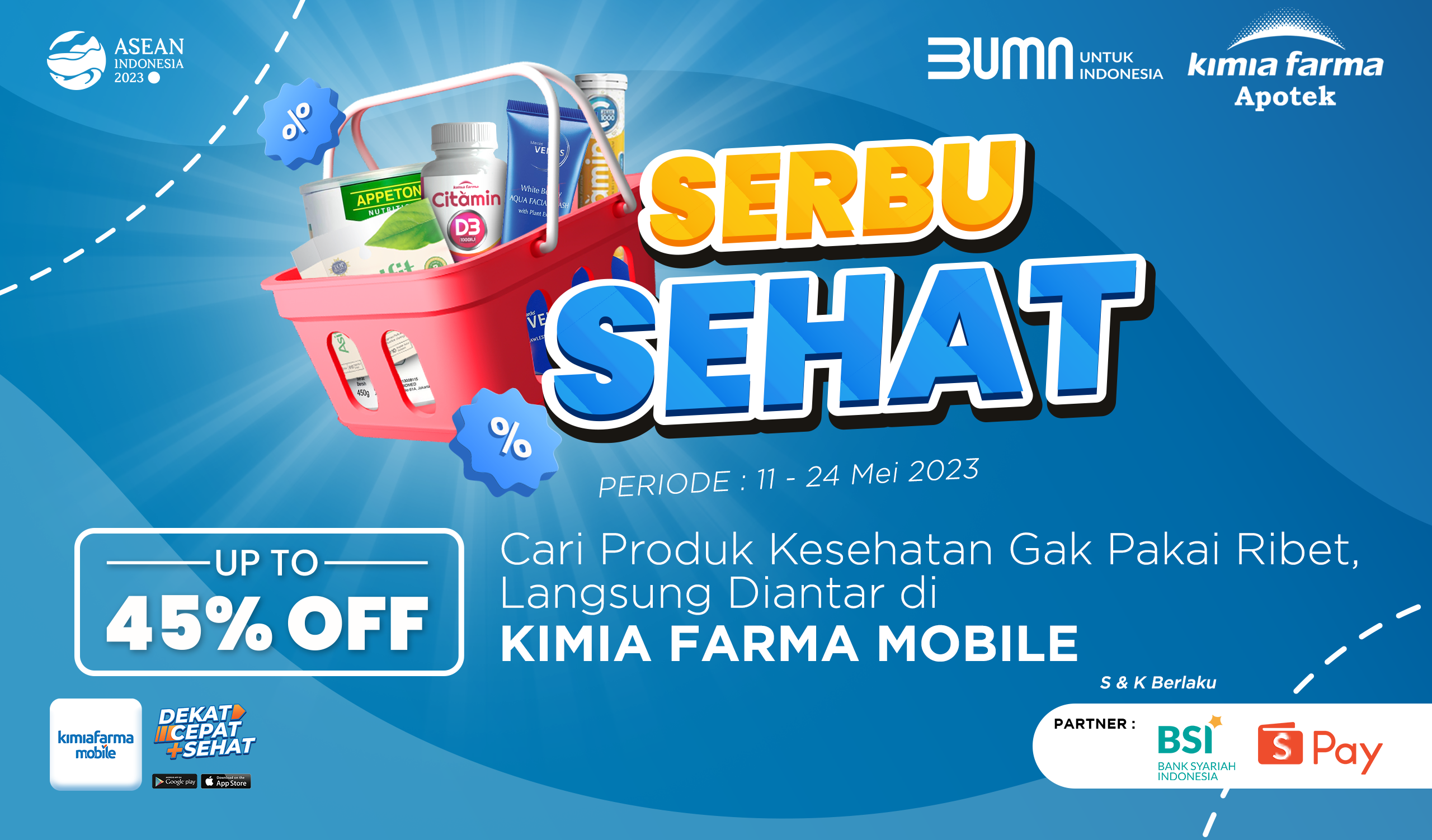 You are currently viewing Serbu Sehat! Tengah Bulan Stok Kebutuhan Kesehatan Aman di Kimia Farma Mobile